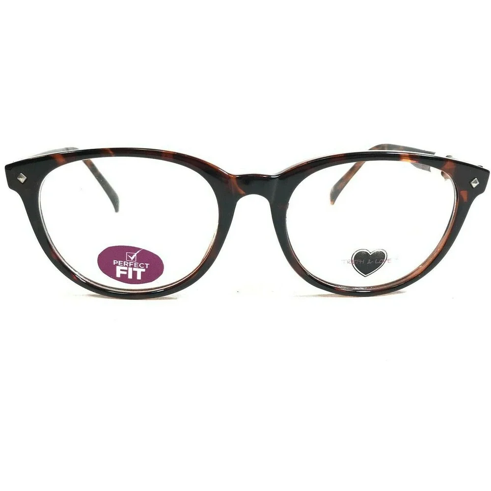 Truth & Love T&L 10 COL 10 Eyeglasses Frames Tortoise Round Full Rim 50-19-140